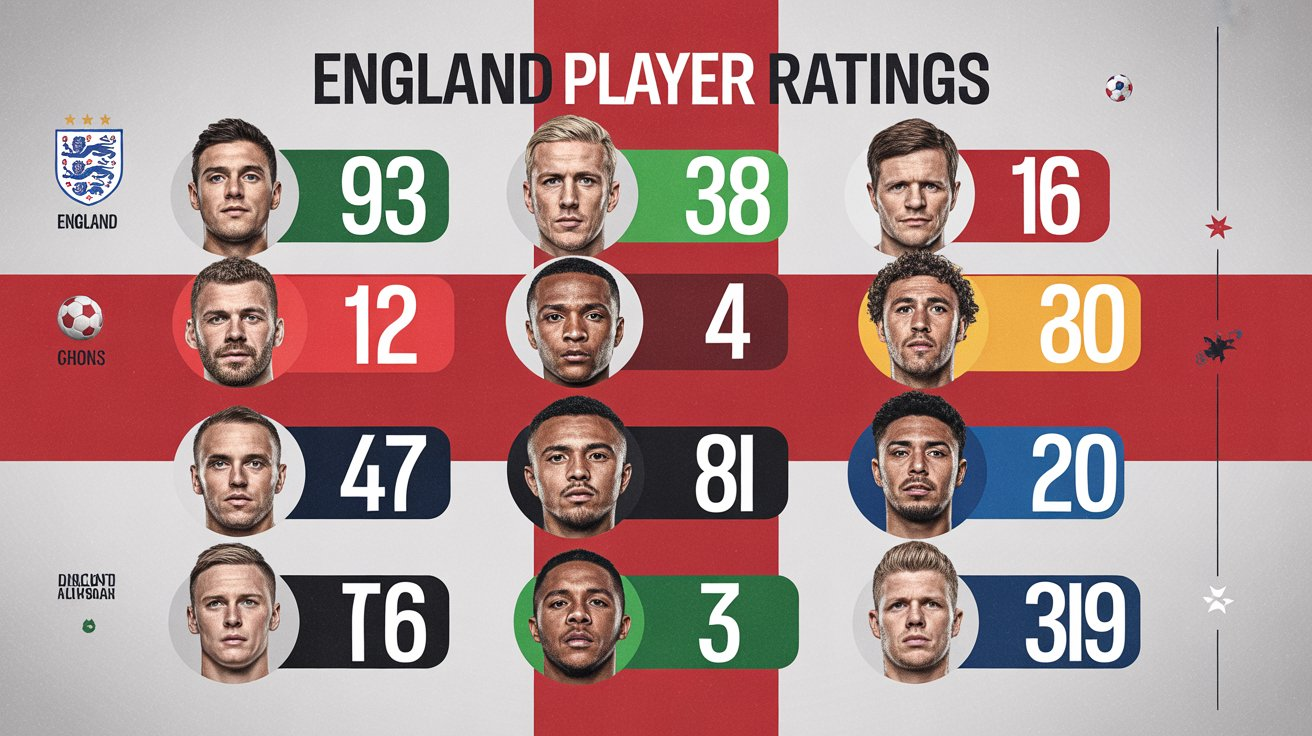 England Player Ratings